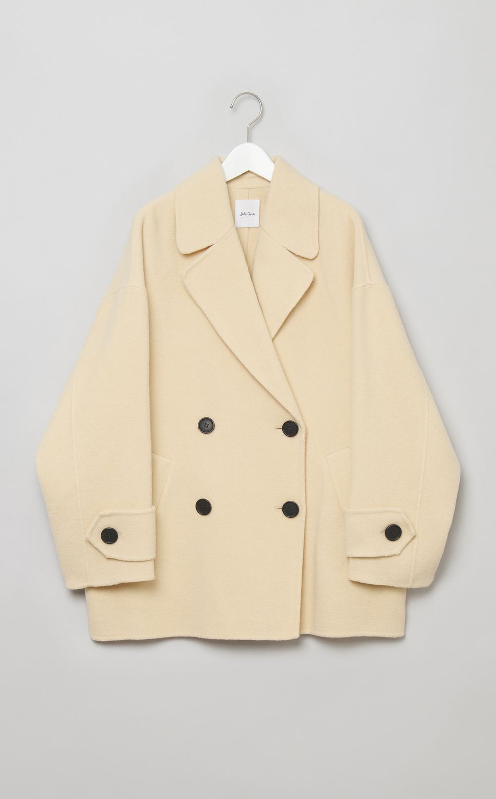 ウールコクーンシルエットPコート