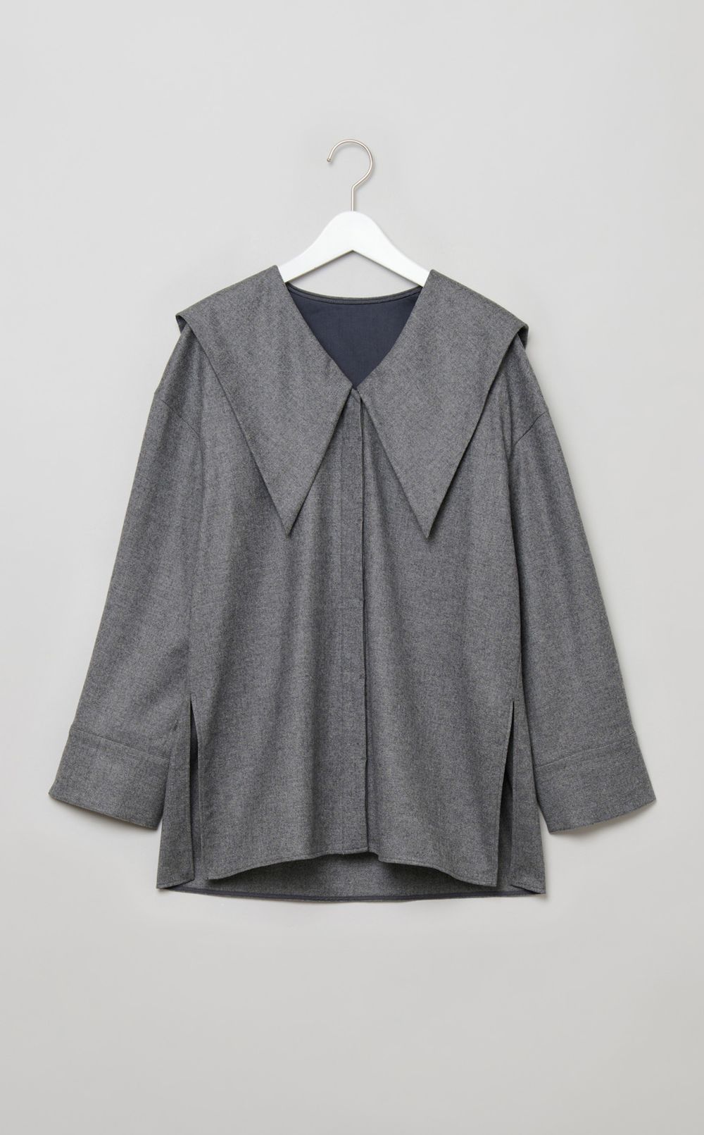 フランネルビッグカラーシャツ