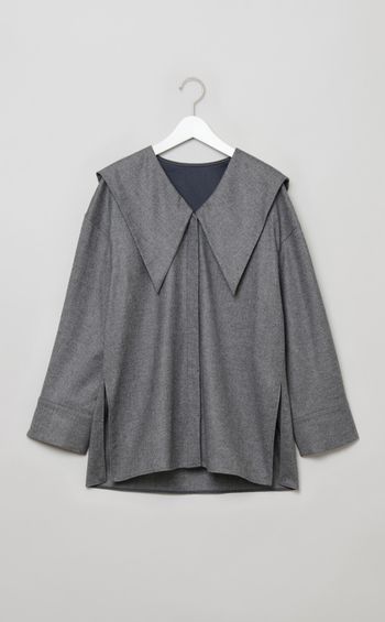 フランネルビッグカラーシャツ