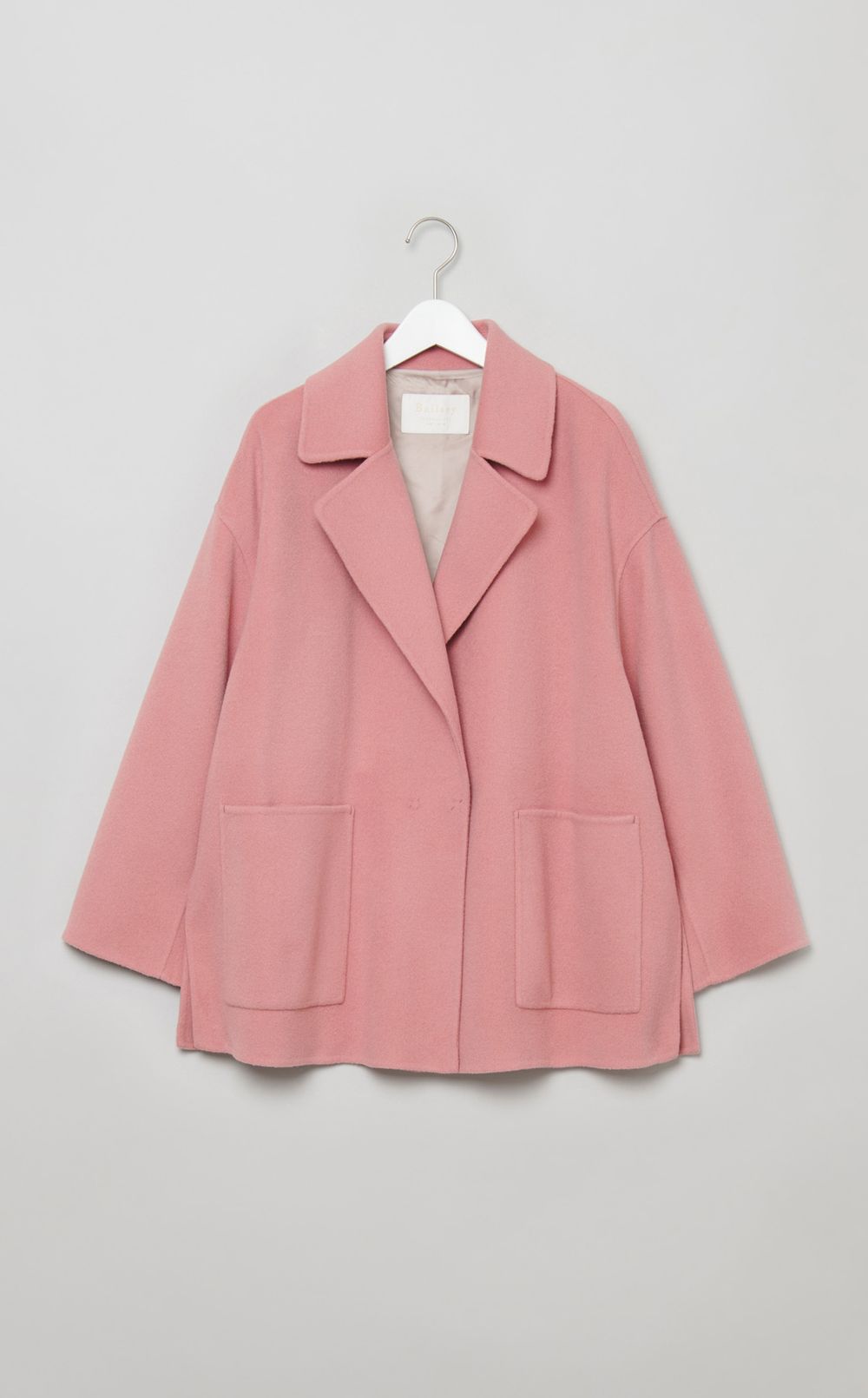 リバーオープンカラーショートコート