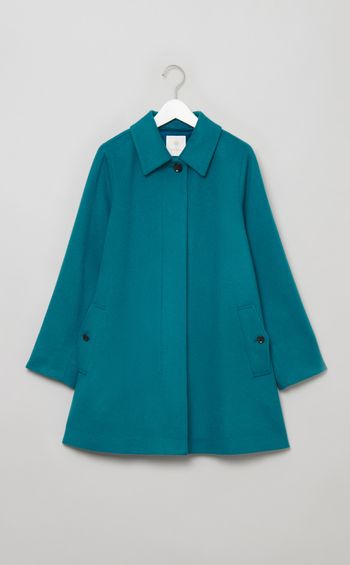 ウールカシミアAラインコート