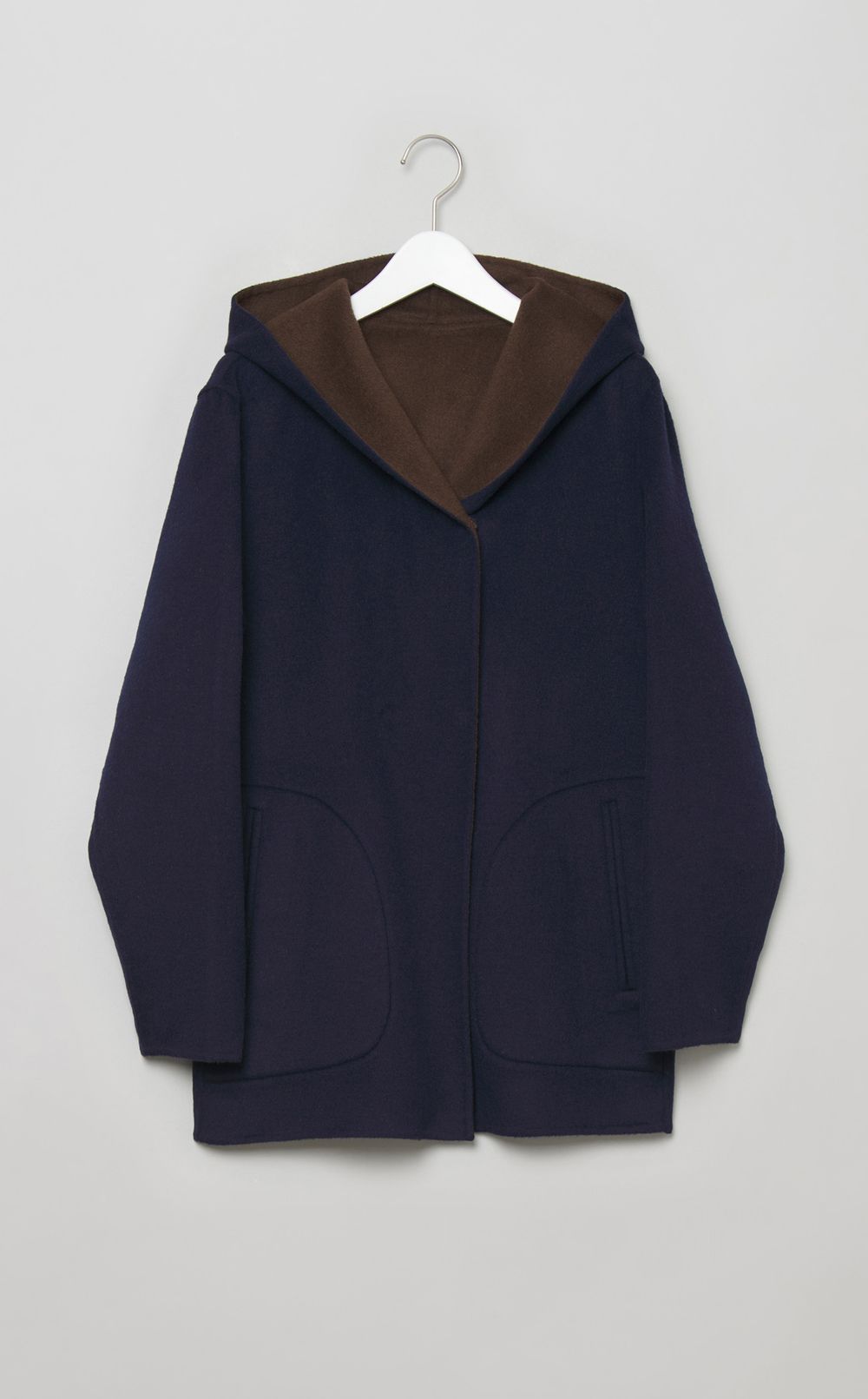 リバーシブルフーディコート