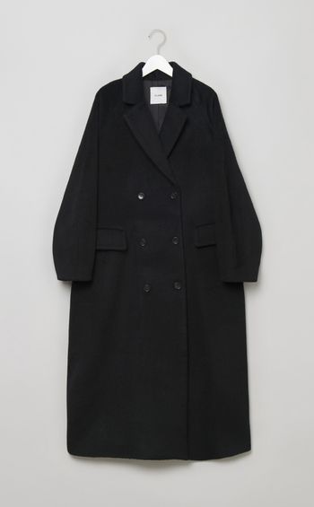 ダブルウールロングコート
