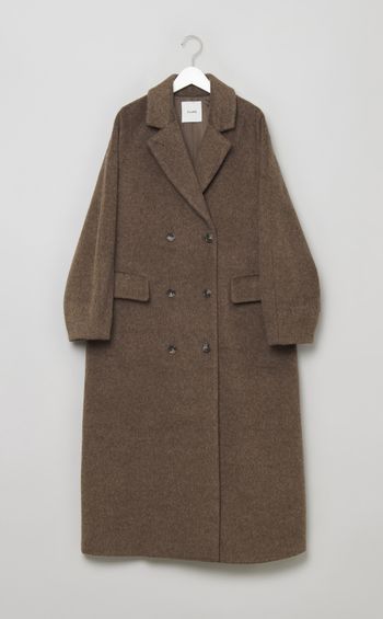 ダブルウールロングコート