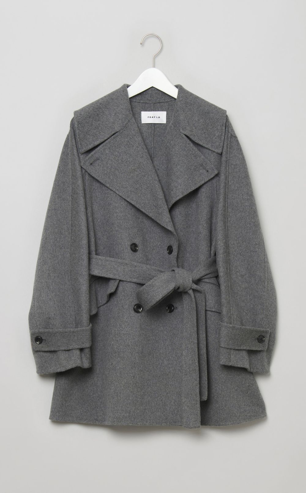 ウールリバーミドルAラインコート