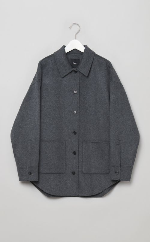 オーバーサイズシャツジャケット