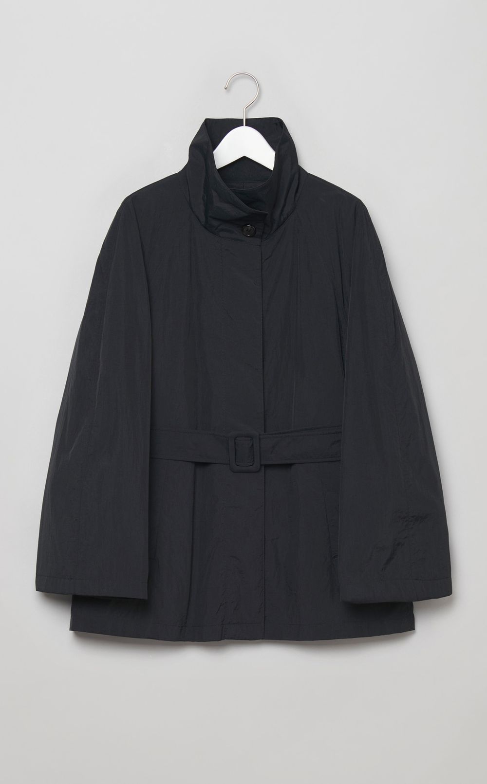 ベルテッドスタンドカラーブルゾン