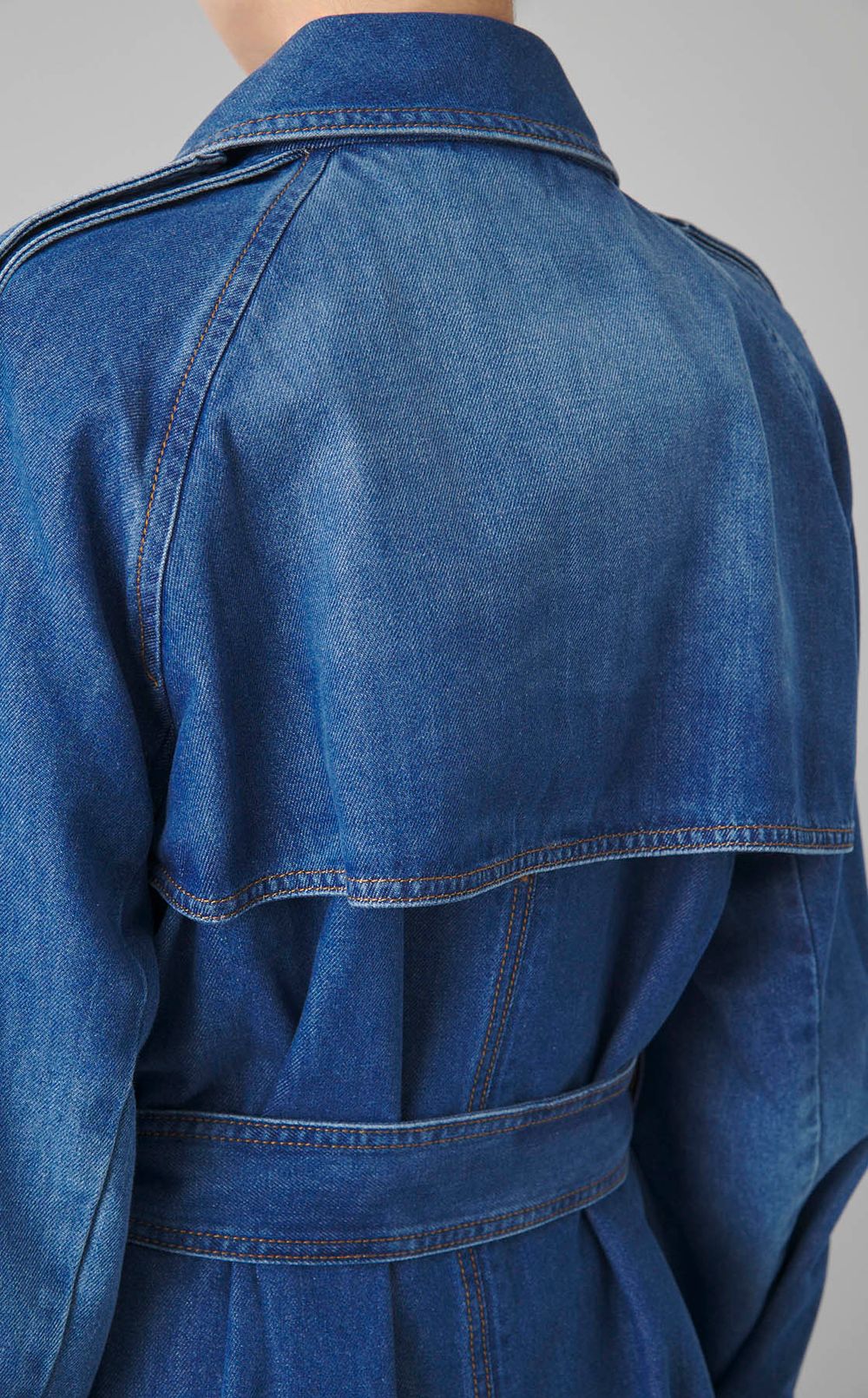 リラックスデニム卜レンチコー卜