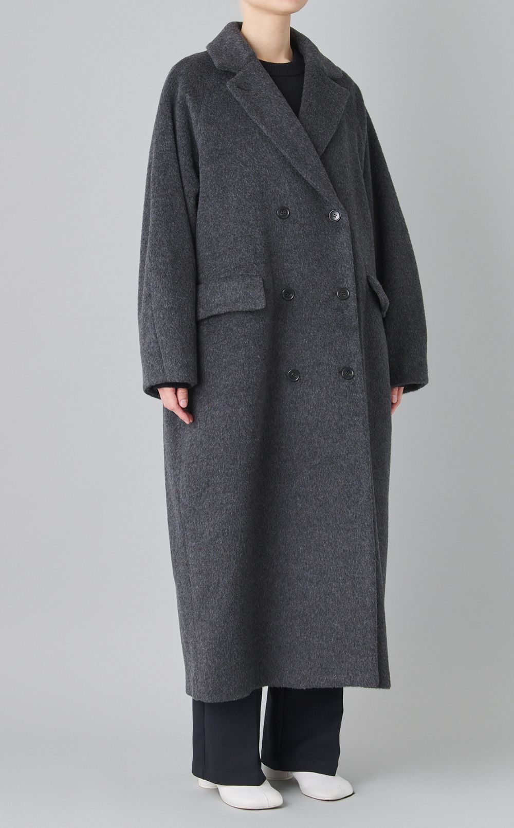 センタープレスストレートパンツ