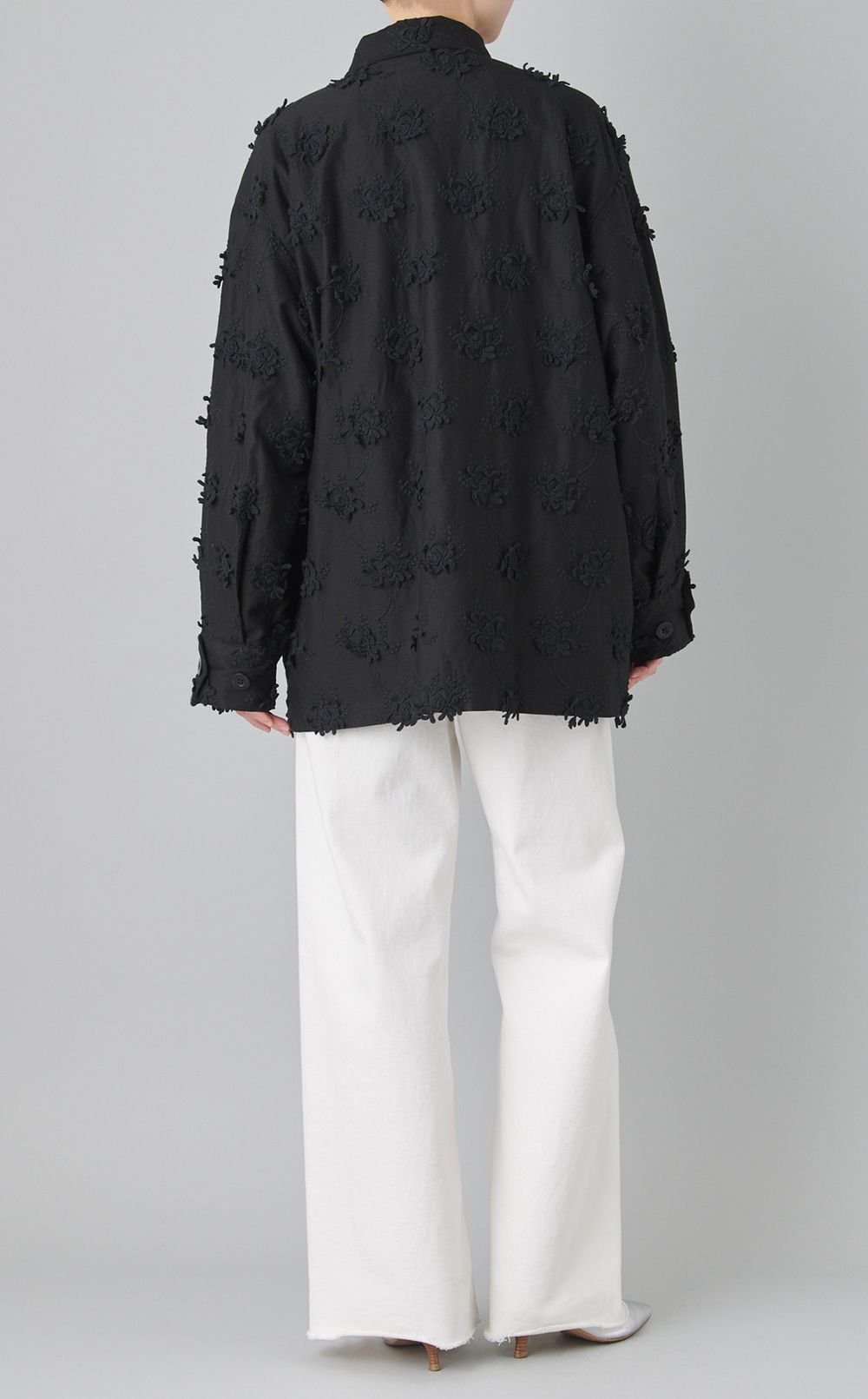 エンブロイダリーミリタリーブルゾン