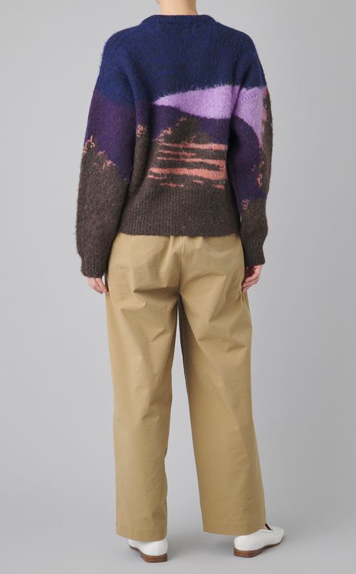 マルチカラーインターシャニット