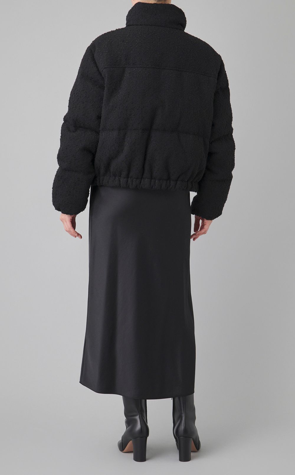 ブークレー中綿クロップダウンブルゾン