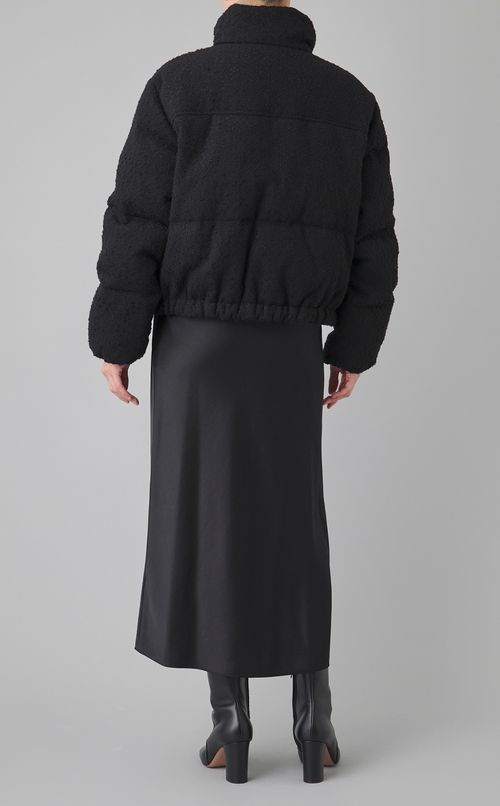 ブークレー中綿クロップダウンブルゾン