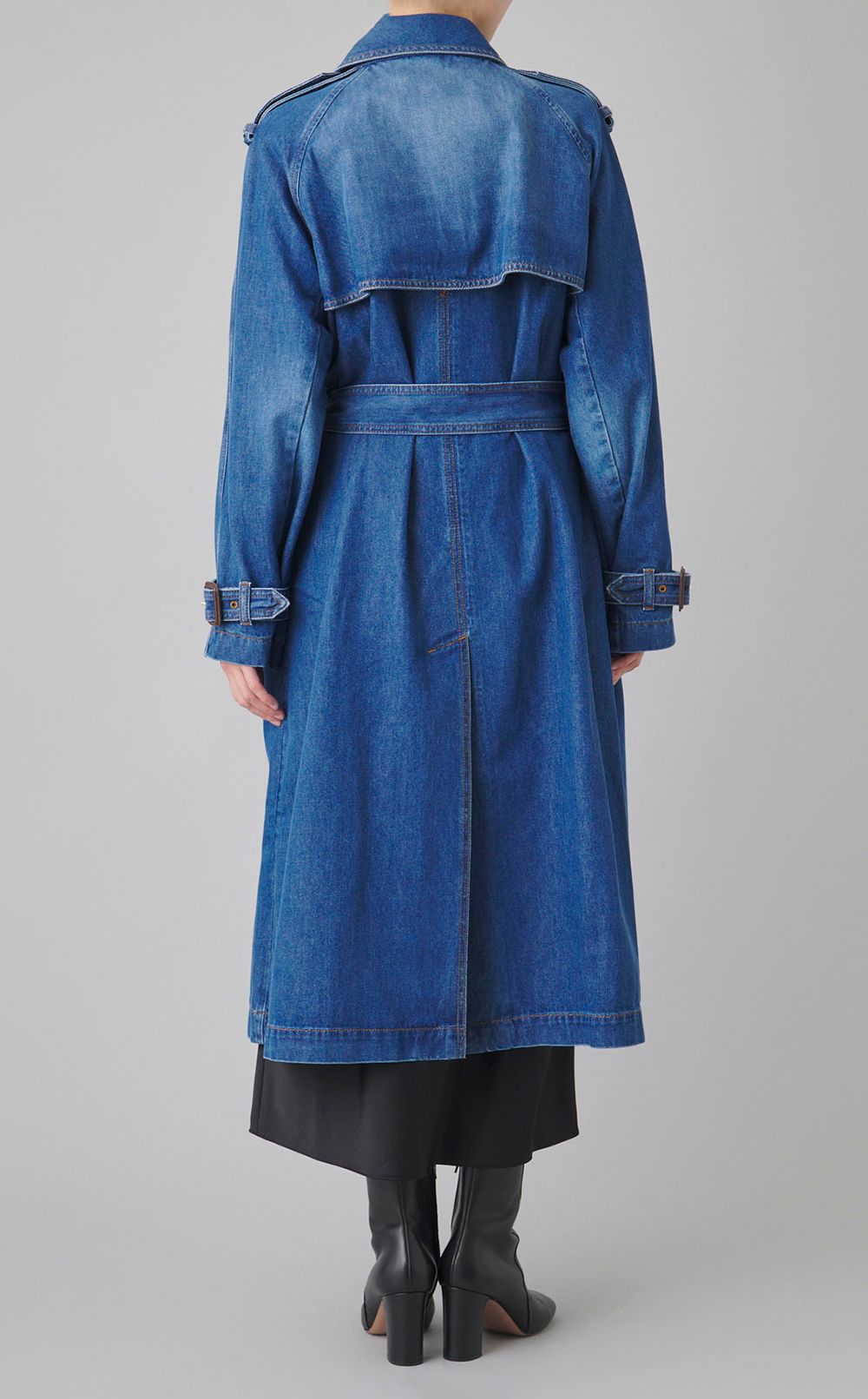 リラックスデニム卜レンチコー卜