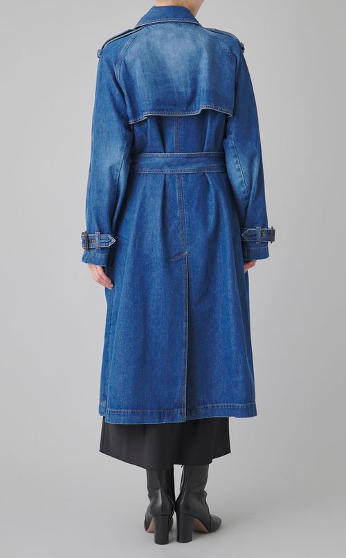 リラックスデニム卜レンチコー卜