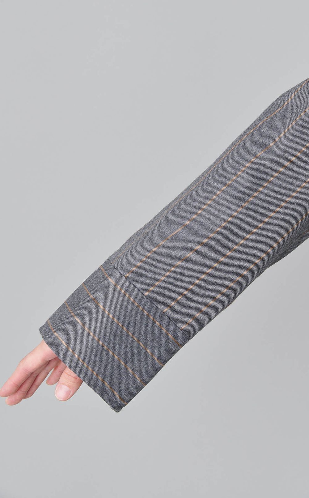 3wayウールストライプミニドレス