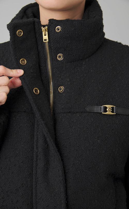 ブークレー中綿クロップダウンブルゾン