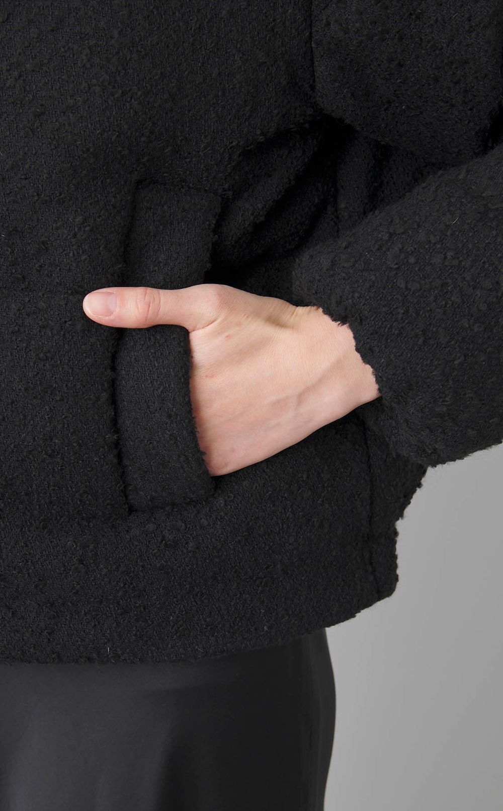 ブークレー中綿クロップダウンブルゾン