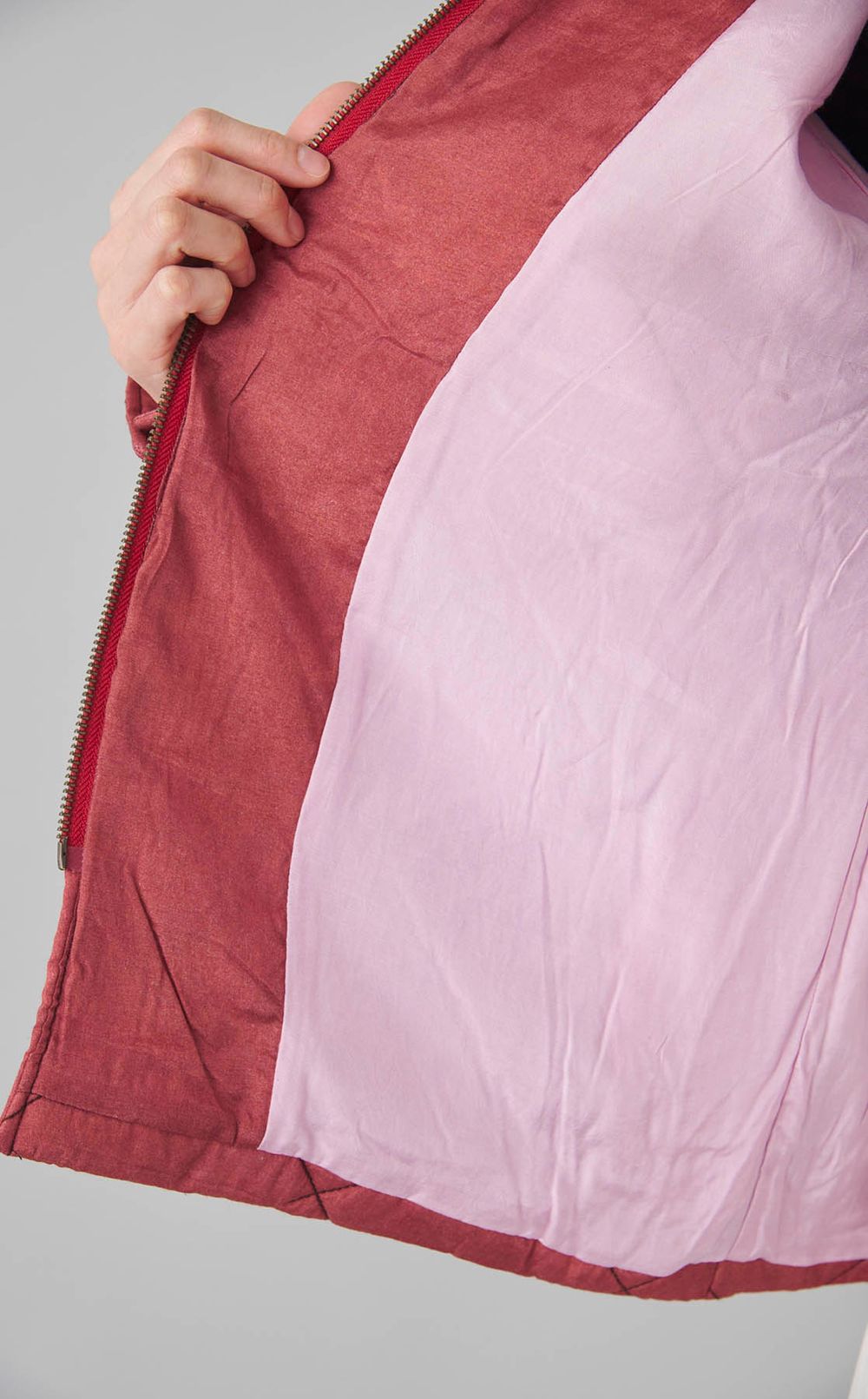 フラワープリントキルトブルゾン