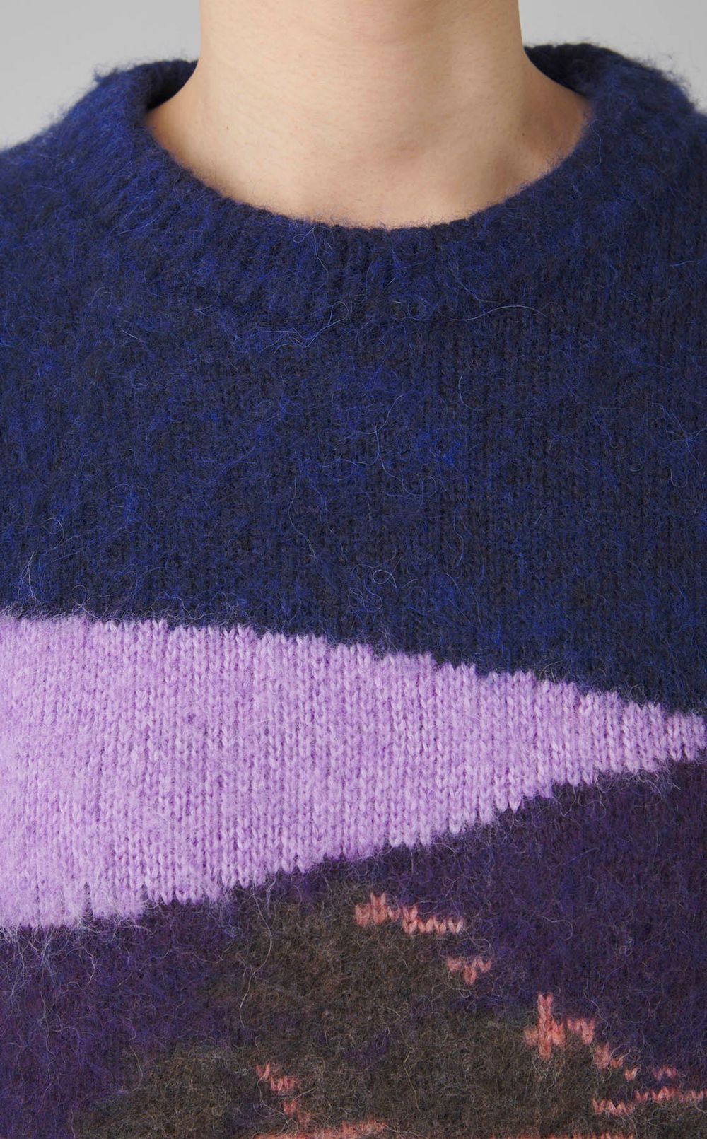 マルチカラーインターシャニット