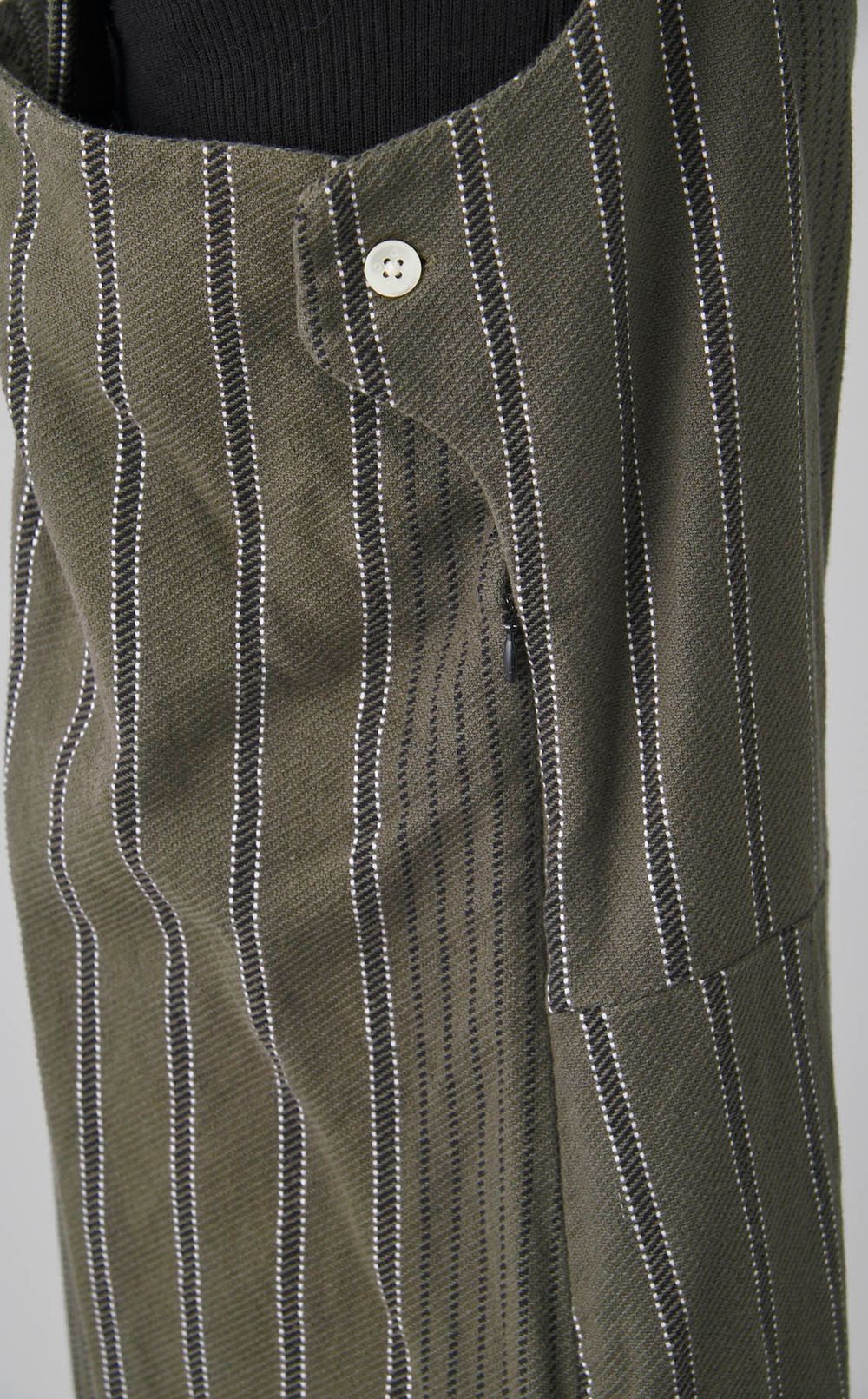 ストライプエプロンドレス