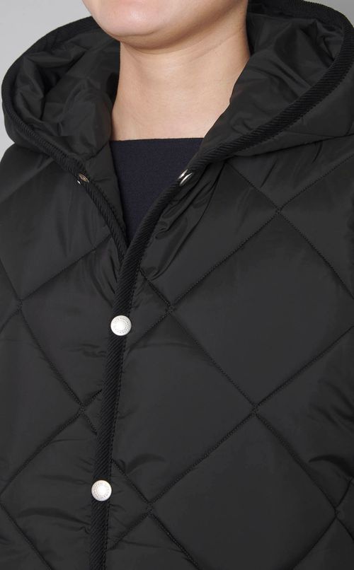 ダイヤキルティングロングジレ