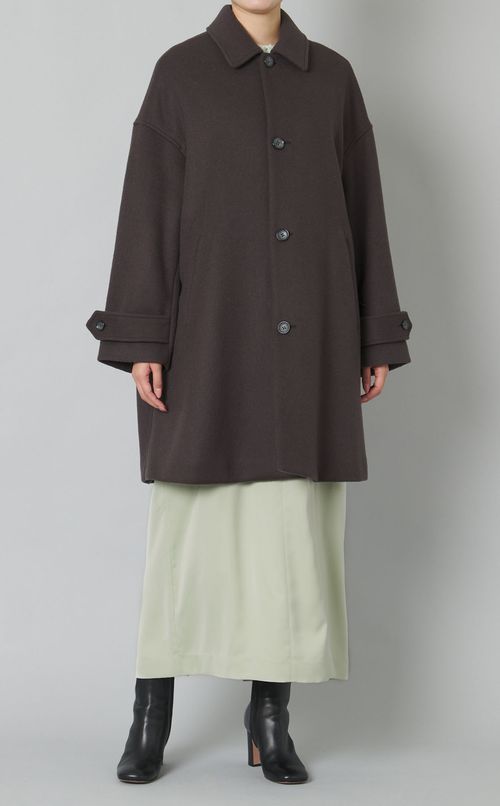 ミドル丈ステンカラーコート