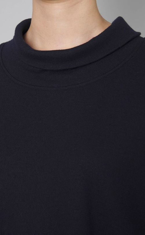 ミルドスムーススタンドネックロングベスト