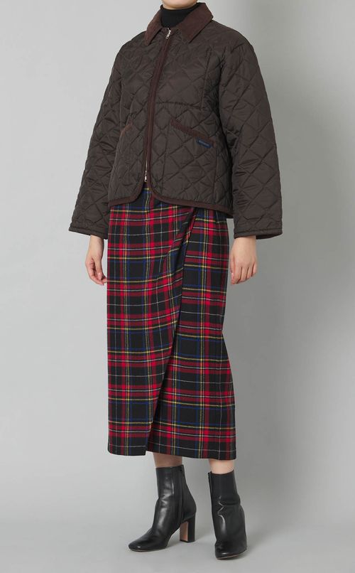 ジップキルティングジャケット