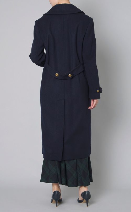 ウールロングピーコート