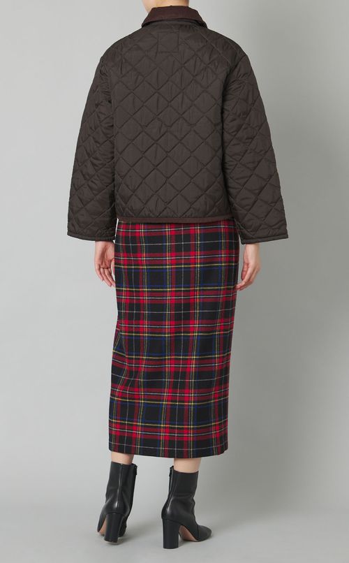 ジップキルティングジャケット