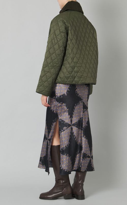 キルティングジッパーブルゾン