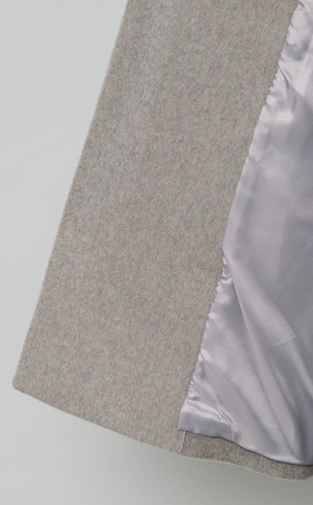 ウールテーラードロングピーコート