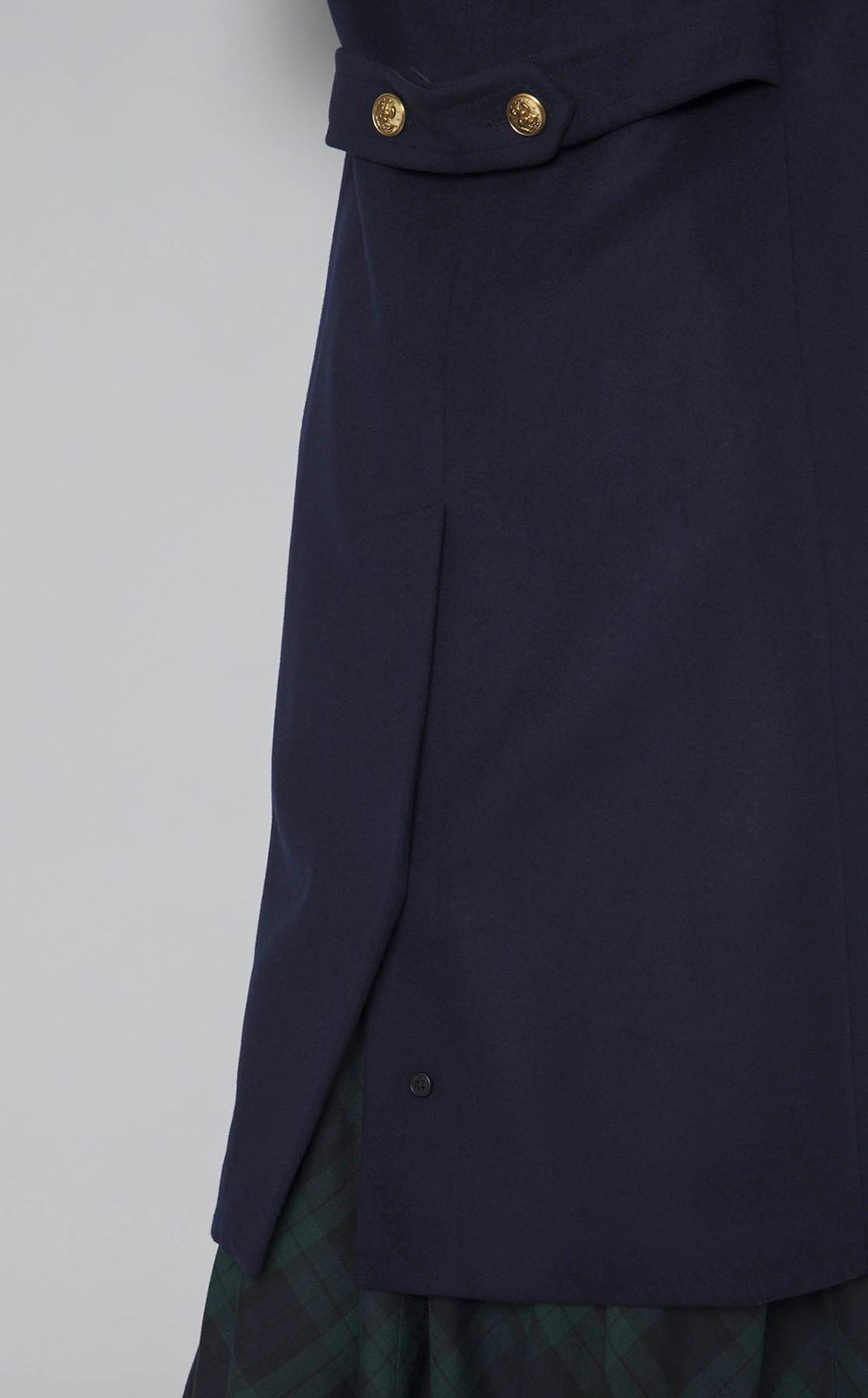 ウールロングピーコート