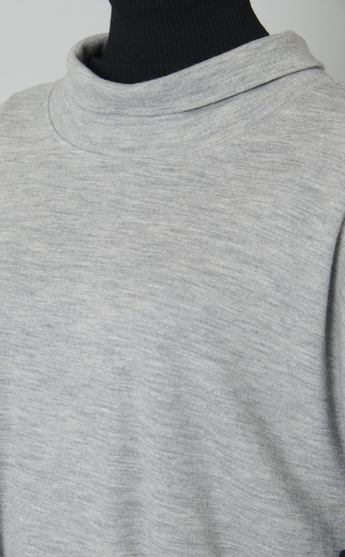 ミルドスムーススタンドネックロングベスト