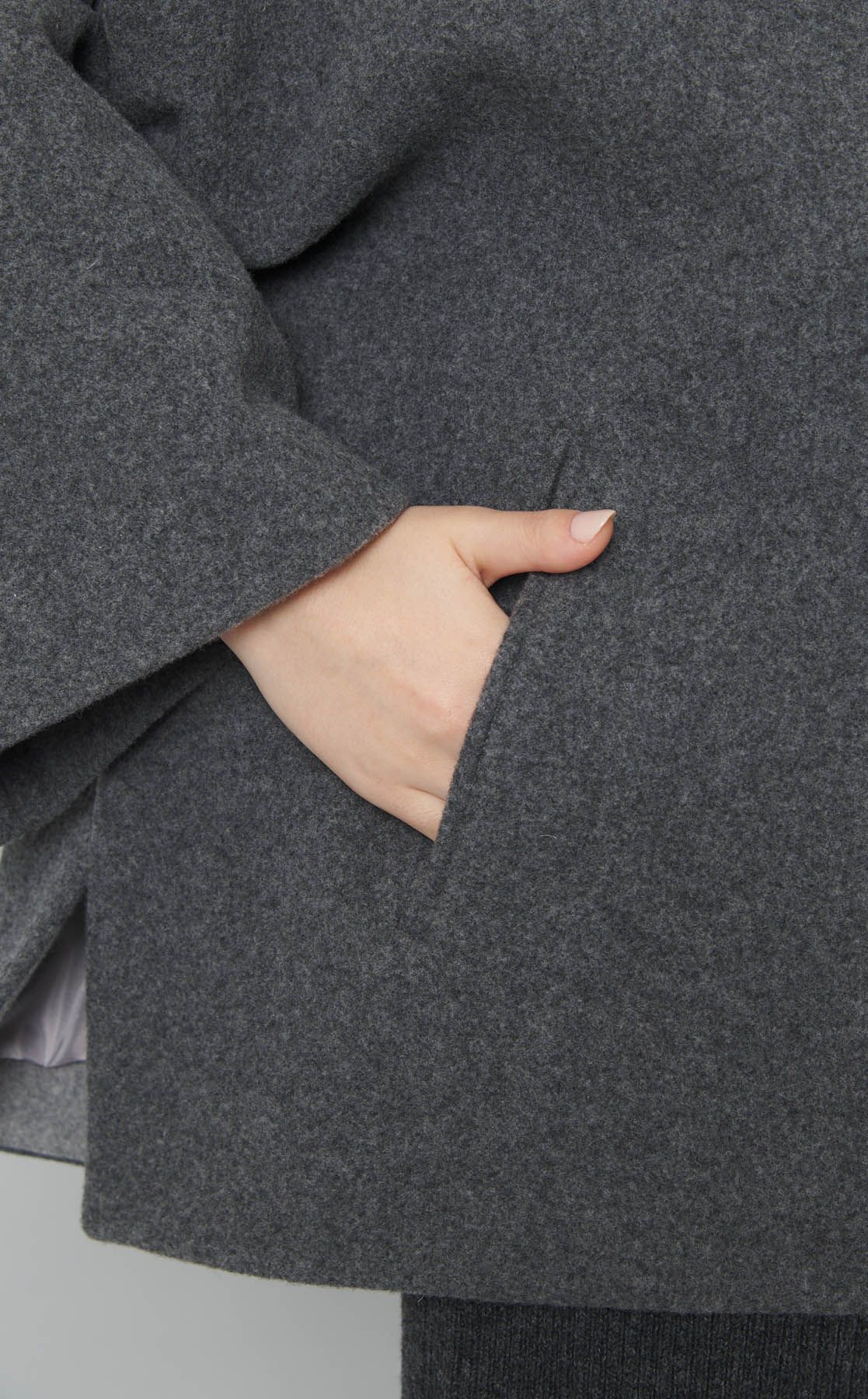 ELENDEEK｜ケープスタンドカラーコート