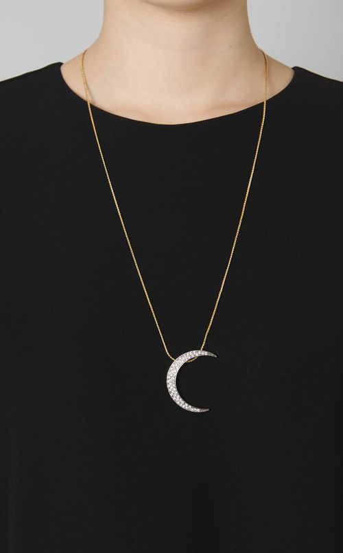 ムーンモチーフネックレス