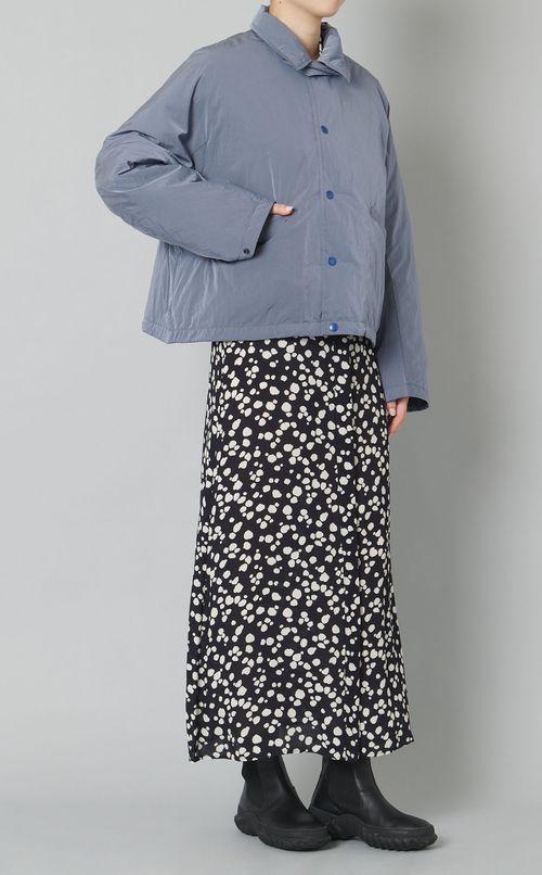 リサイクルナイロンショートダウン