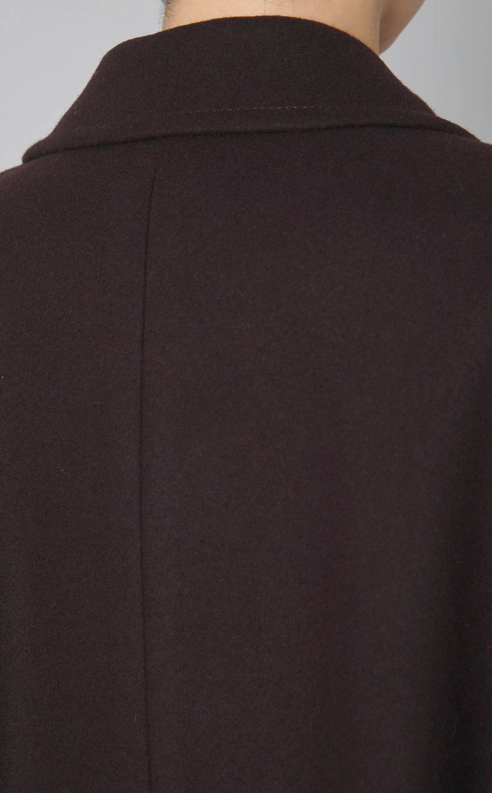 ウールメルトンロングコート