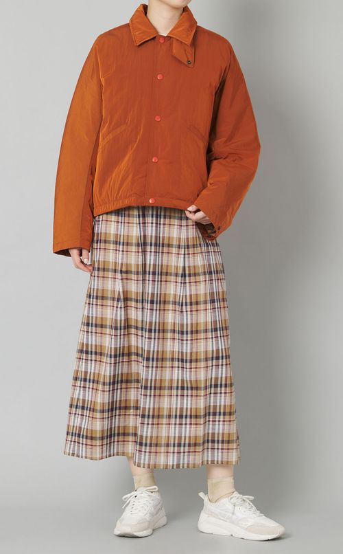 リサイクルナイロンショートダウン