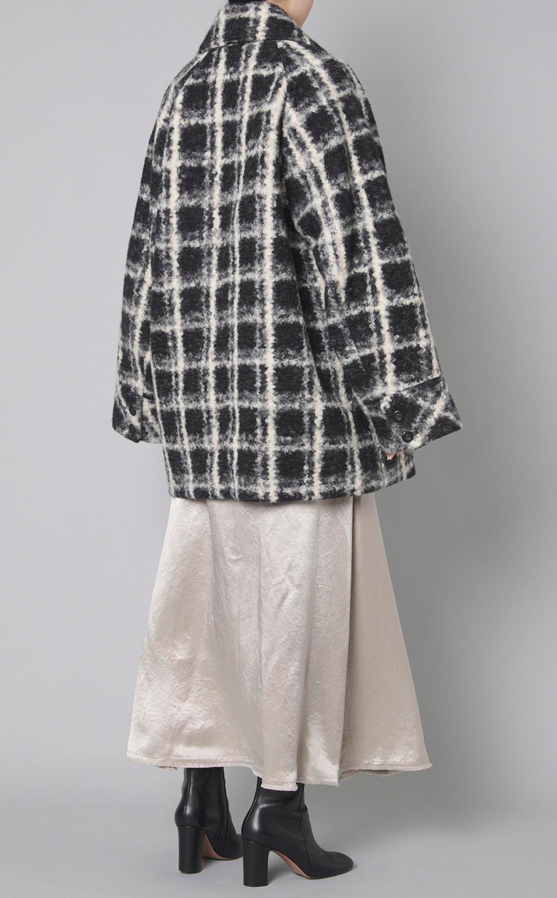 MAISON SPECIAL｜チェックオーバーミドルコート