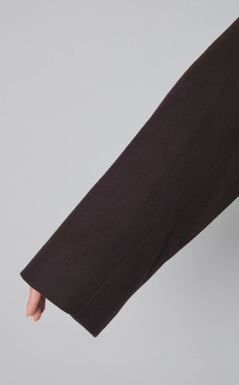 ウールメルトンロングコート