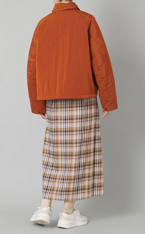 リサイクルナイロンショートダウン