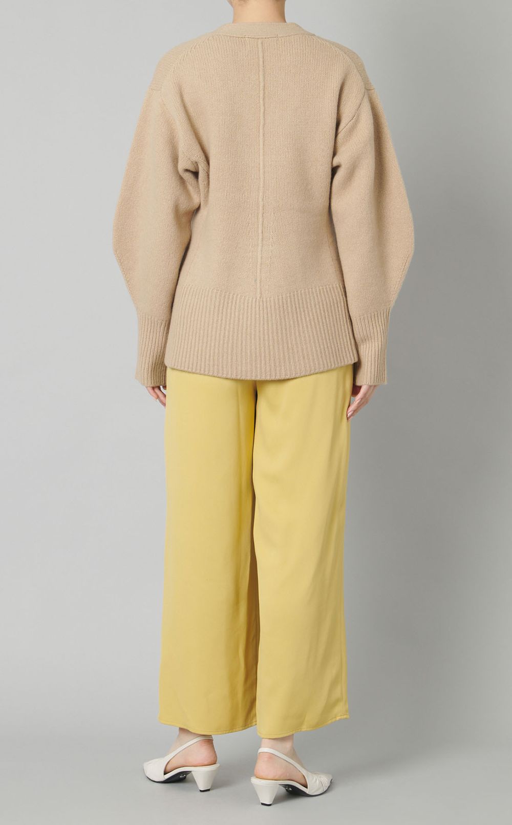 ウールカシミヤシェイプカーディガン