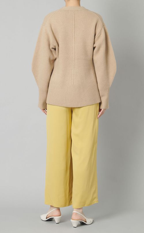 ウールカシミヤシェイプカーディガン