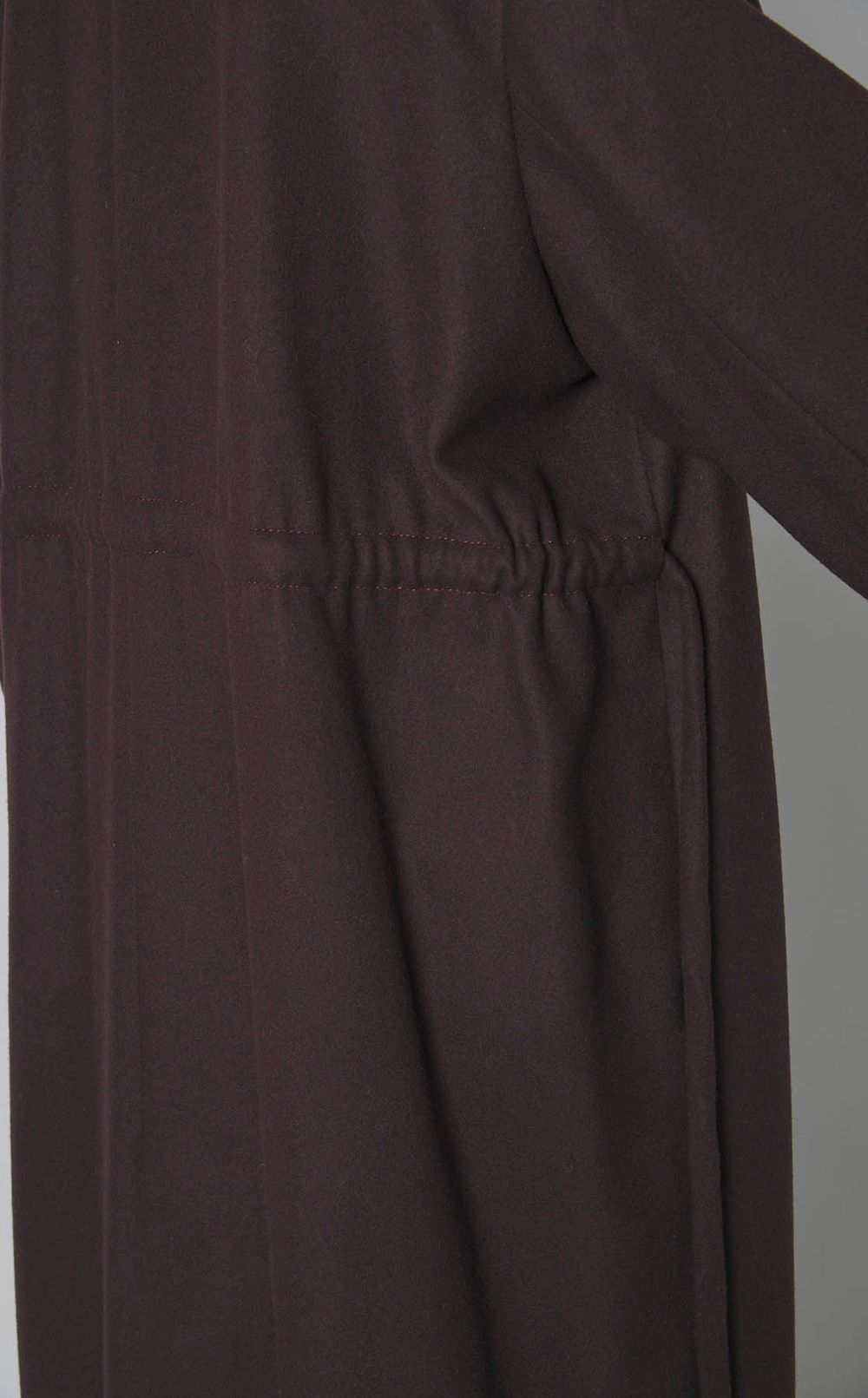 ウールメルトンロングコート