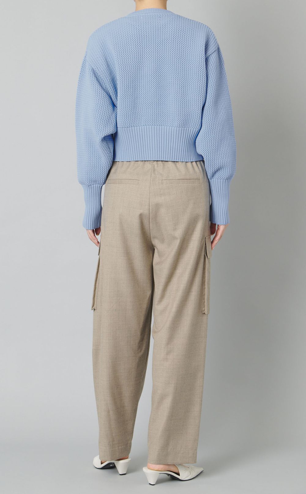 パールボタンニットカーディガン