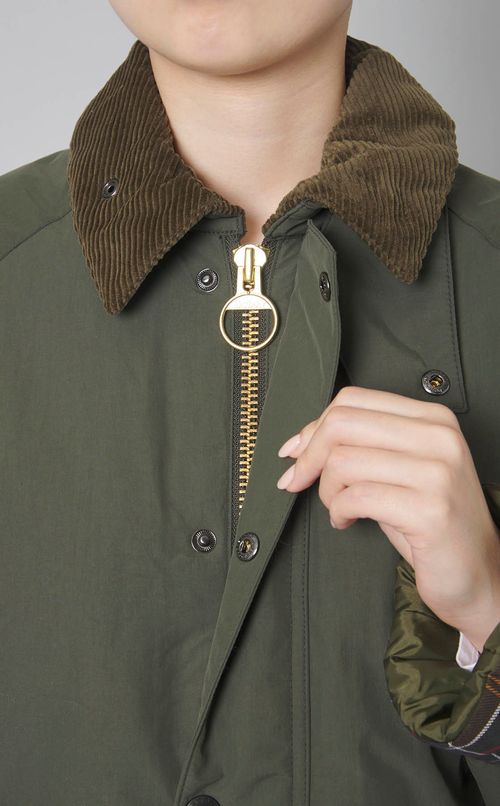 トランスポート中綿ショートブルゾン