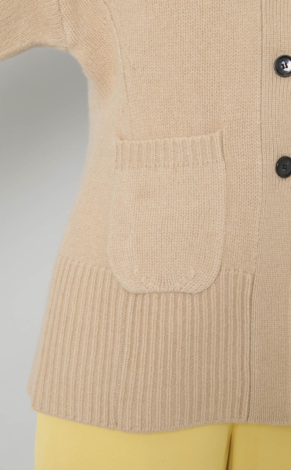 ウールカシミヤシェイプカーディガン