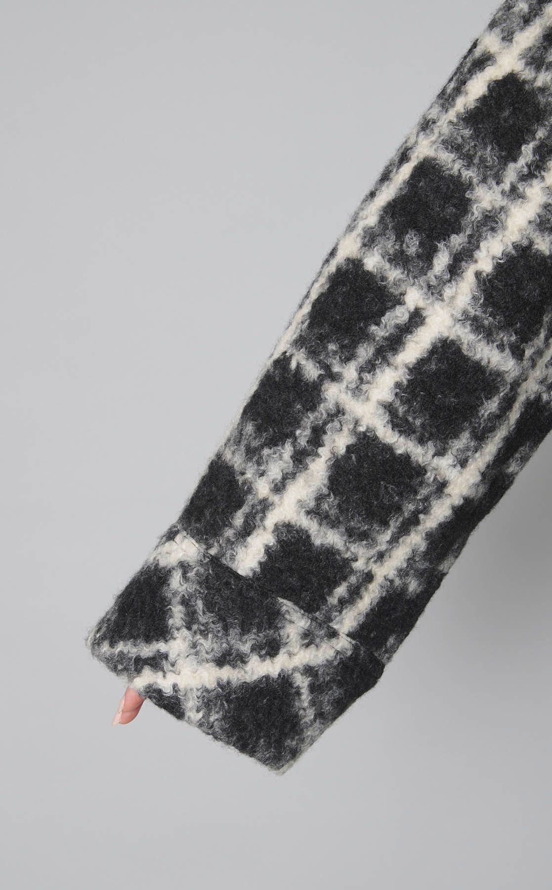 MAISON SPECIAL｜チェックオーバーミドルコート